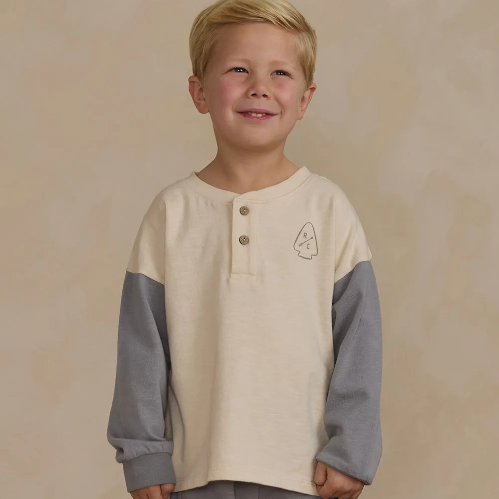 Relaxed Long Sleeve Henley | Explore