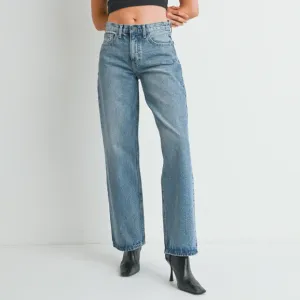 Relaxed, Straight Leg Denim