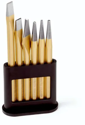 Rennsteig Punch and Chisel Tool Set 6 Pieces 421 000 0