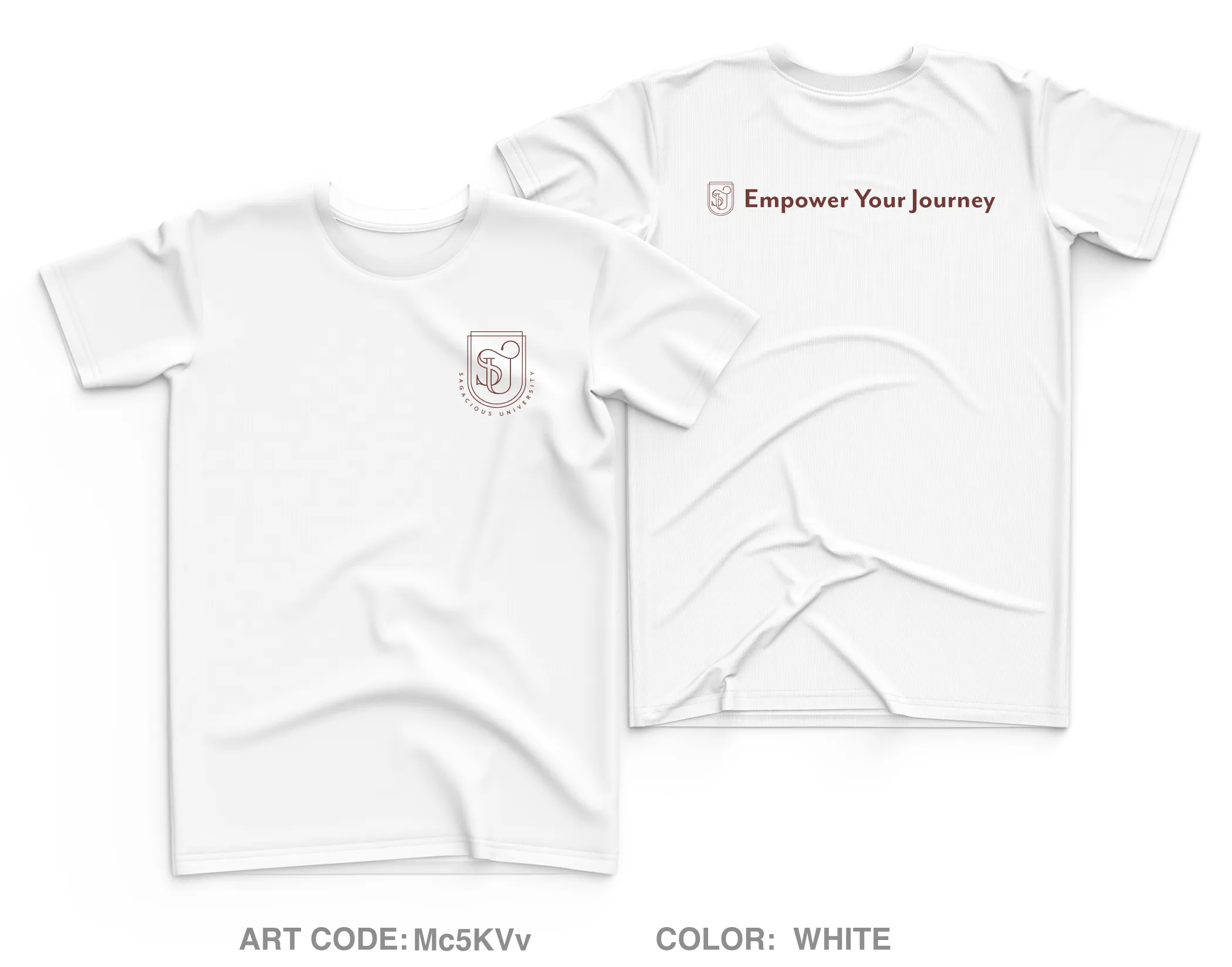 Sagacious University Core Men's SS Performance Tee - Mc5KVv