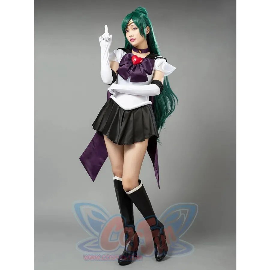 Sailor Super S Film Sailor Pluto Setsuna Meioh Trista Cosplay Costumes mp001410