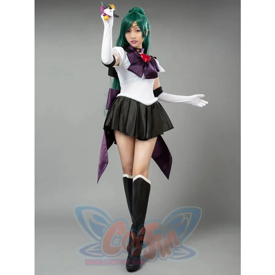 Sailor Super S Film Sailor Pluto Setsuna Meioh Trista Cosplay Costumes mp001410