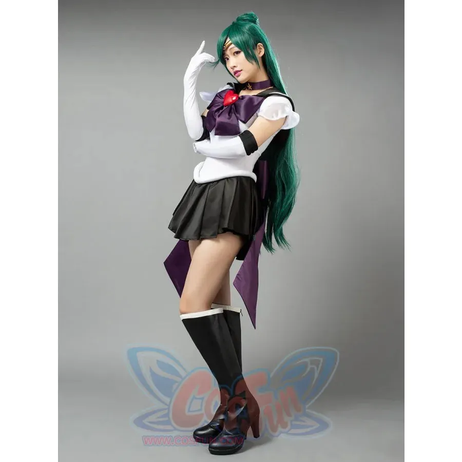Sailor Super S Film Sailor Pluto Setsuna Meioh Trista Cosplay Costumes mp001410