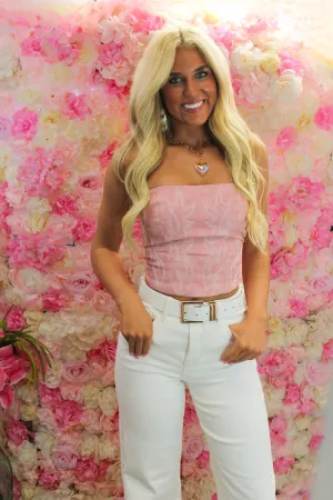 Sassy Suede Western Tube Top