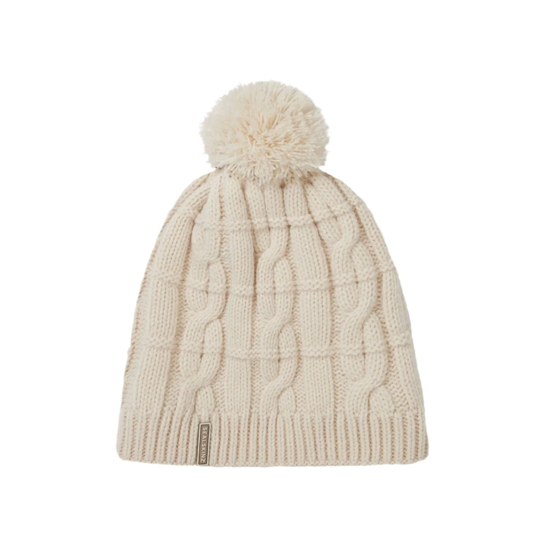Sealskinz Hemsby Waterproof Cold Weather Cable Knit Bobble Hat