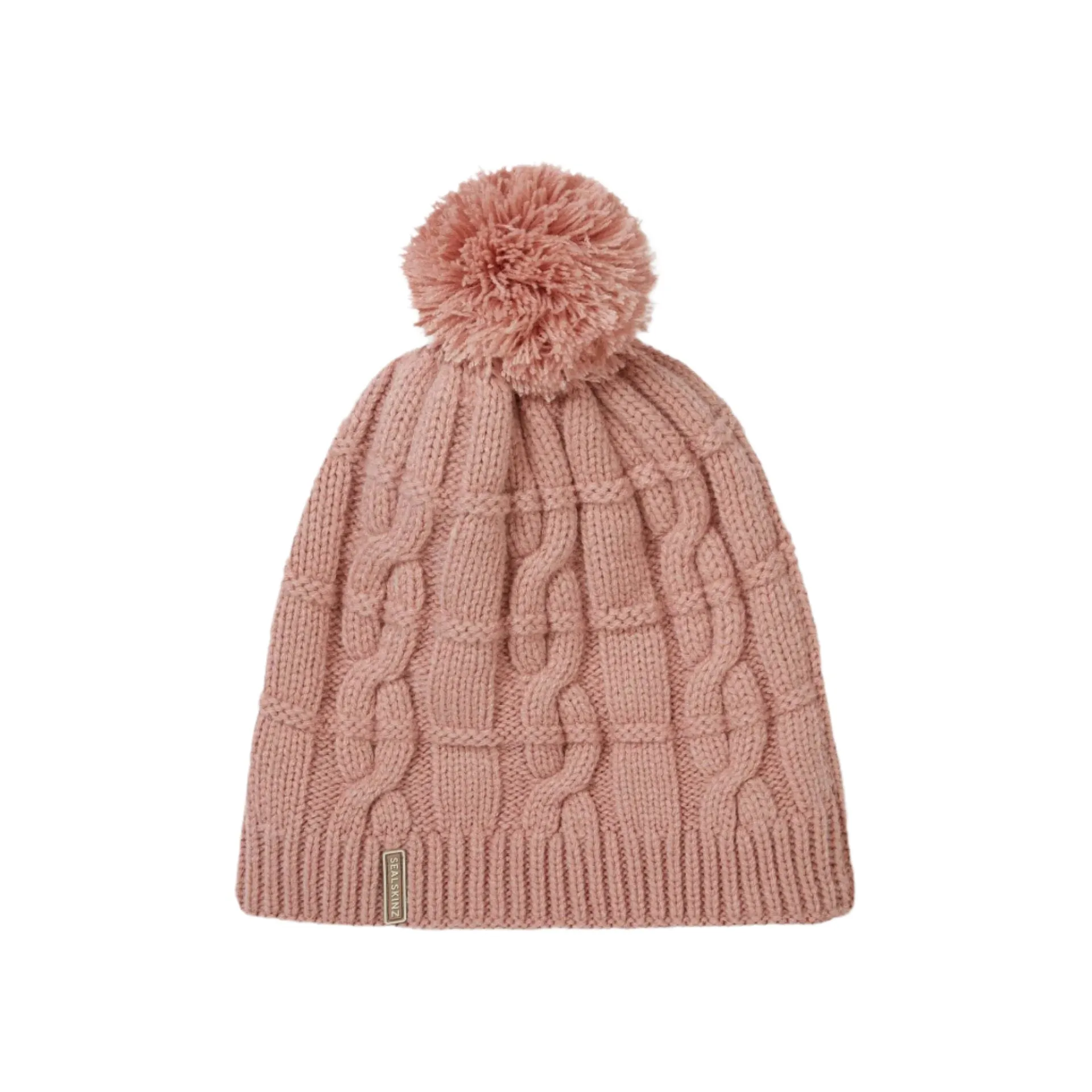 Sealskinz Hemsby Waterproof Cold Weather Cable Knit Bobble Hat