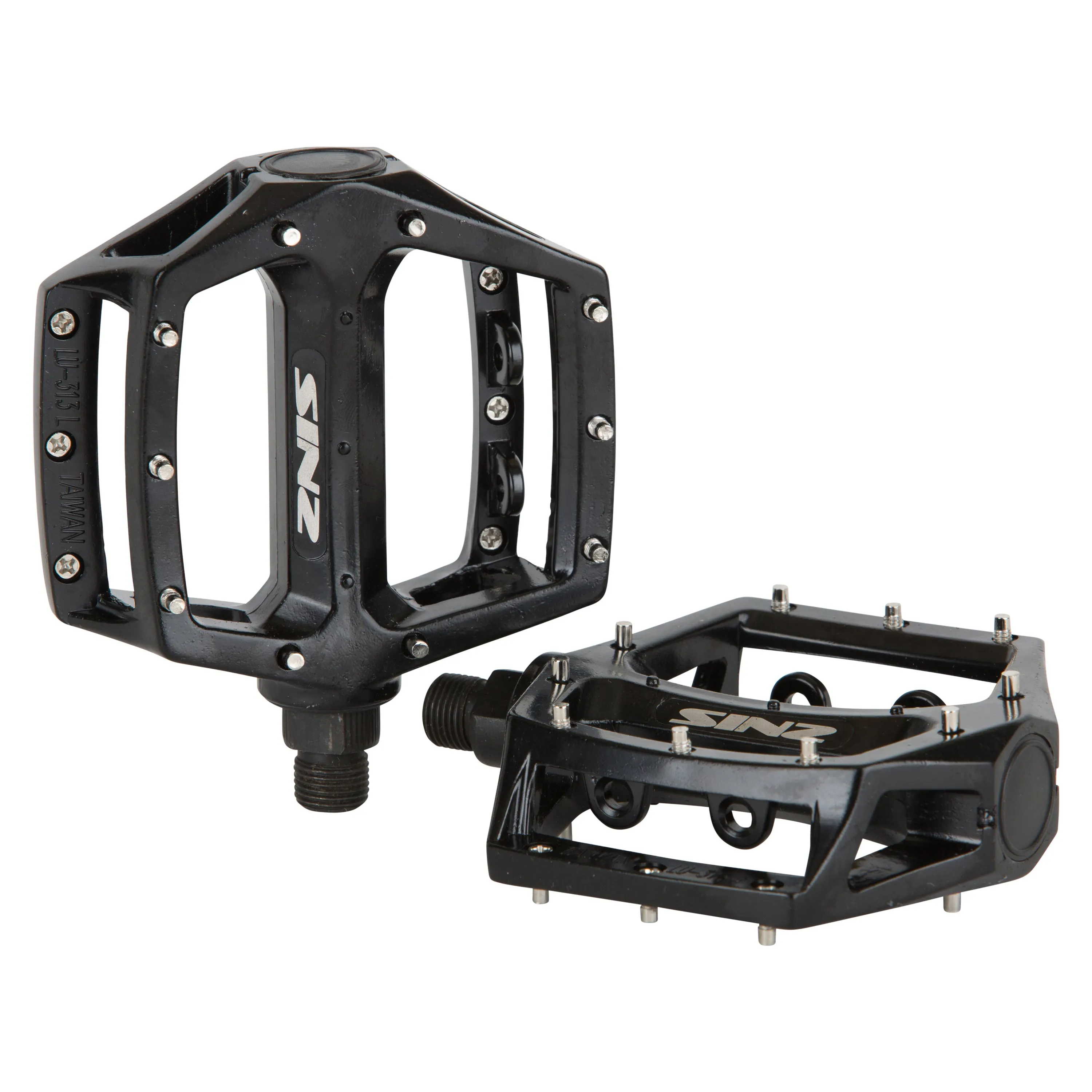 Sinz Alloy BMX Platform Pedals-Black