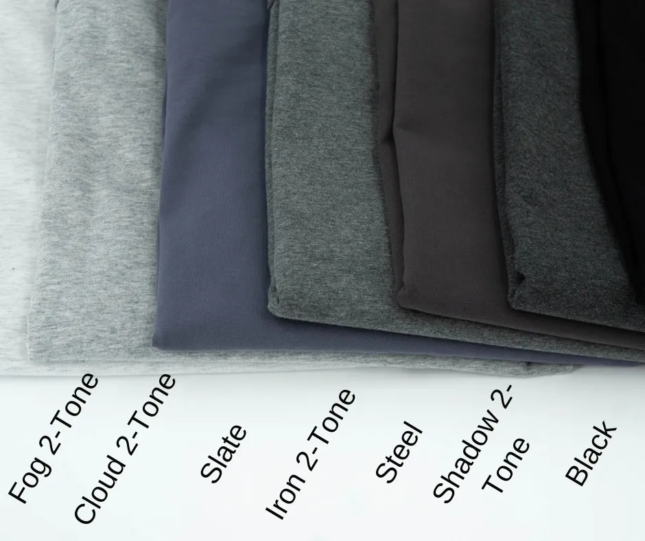 Slate - LUXE Solids Jersey Knit - 1/2 Metre