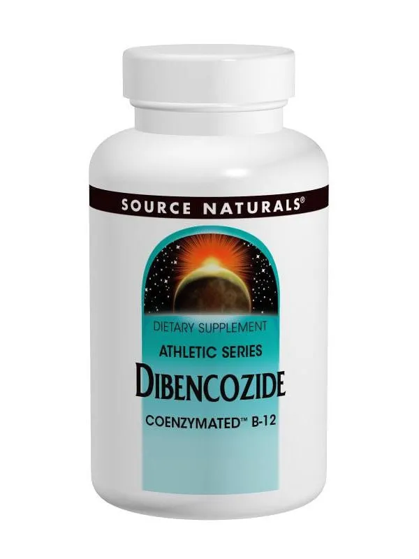 Source Naturals, Dibencozide Vitamin B 12 Coenzymated Sublingual 10 000mcg, 60 ct