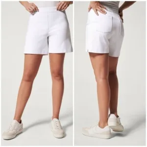 Spanx On-the-Go 6” Shorts with Ultimate Opacity Technology Shorts in White M