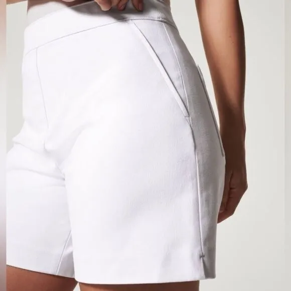 Spanx On-the-Go 6” Shorts with Ultimate Opacity Technology Shorts in White M