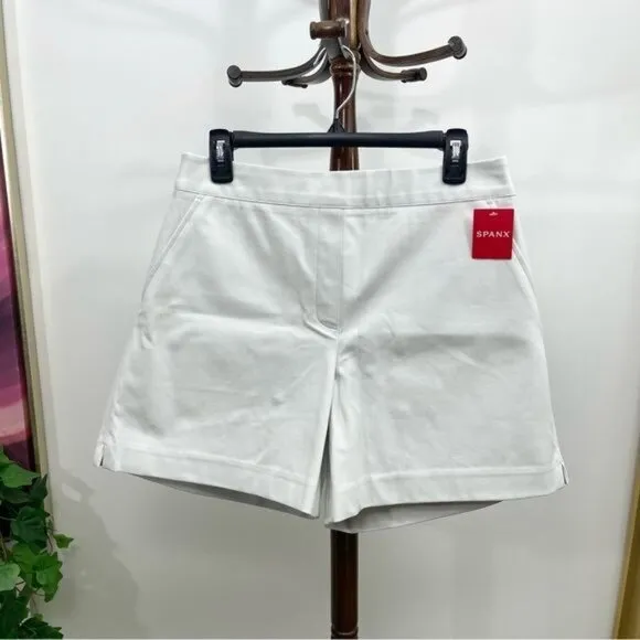 Spanx On-the-Go 6” Shorts with Ultimate Opacity Technology Shorts in White M