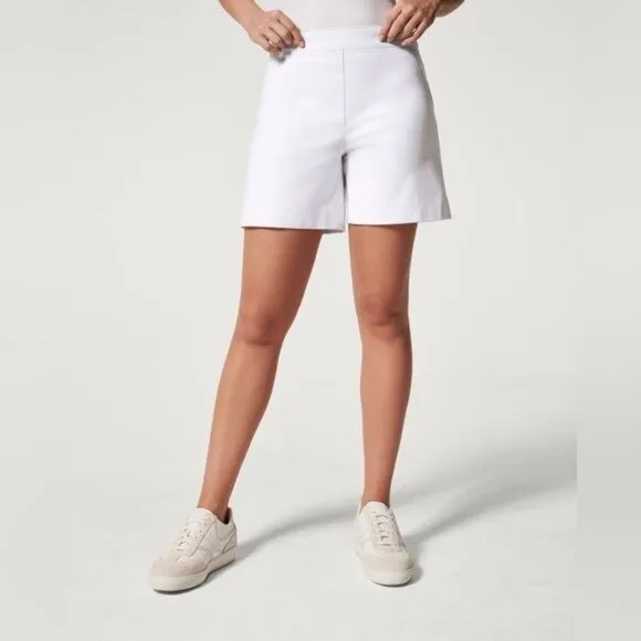 Spanx On-the-Go 6” Shorts with Ultimate Opacity Technology Shorts in White M