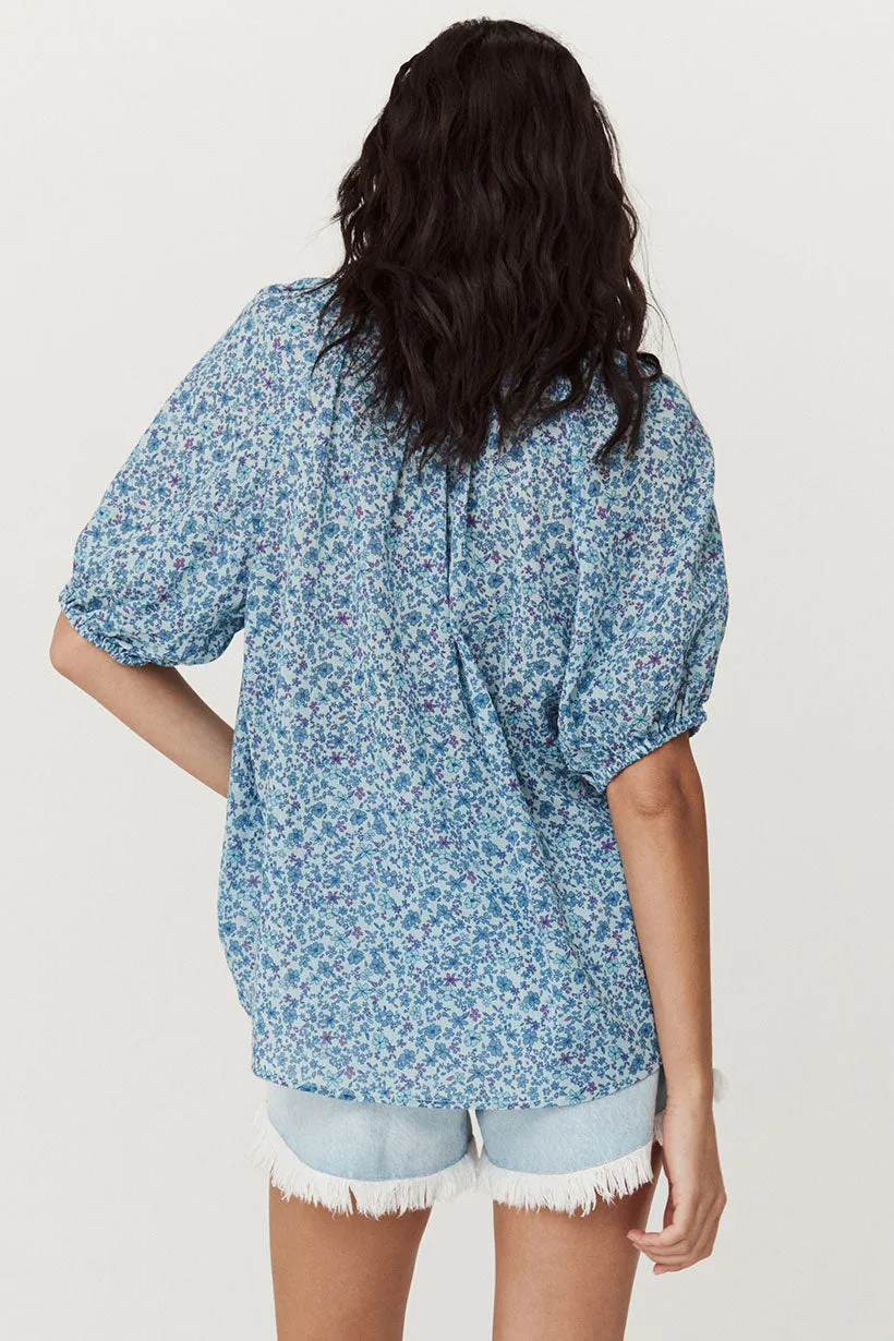 Spell - Love Jetty Short Sleeve Blouse (Blue Nirvana)