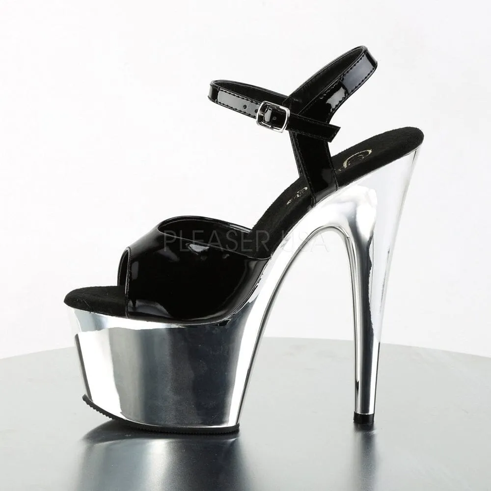 SS-ADORE-709 Platform Sandal  | Black Patent