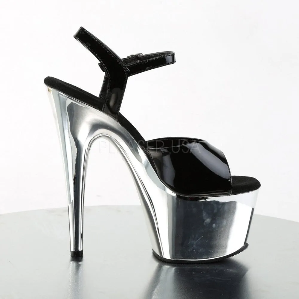 SS-ADORE-709 Platform Sandal  | Black Patent