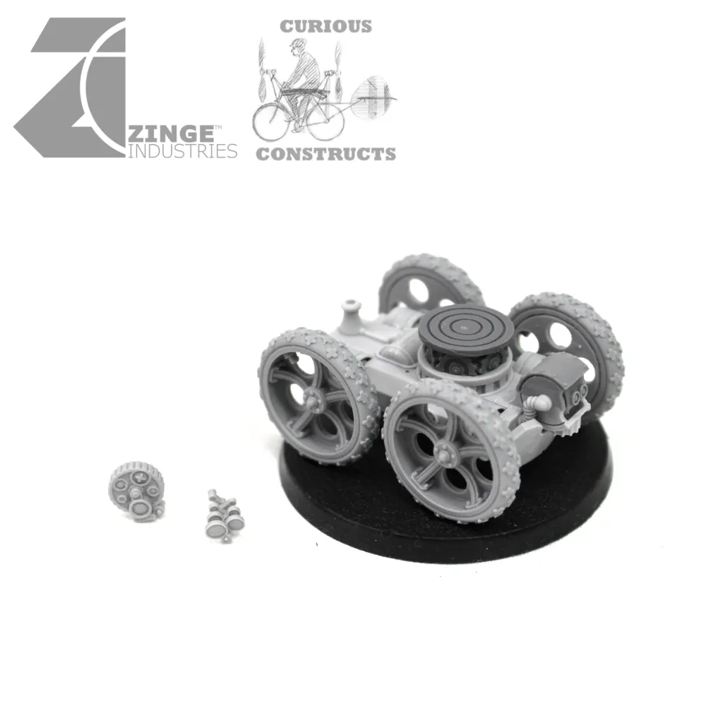 Steampunk Mobile Gun Platform (Only) Battery (3 Platforms) Various