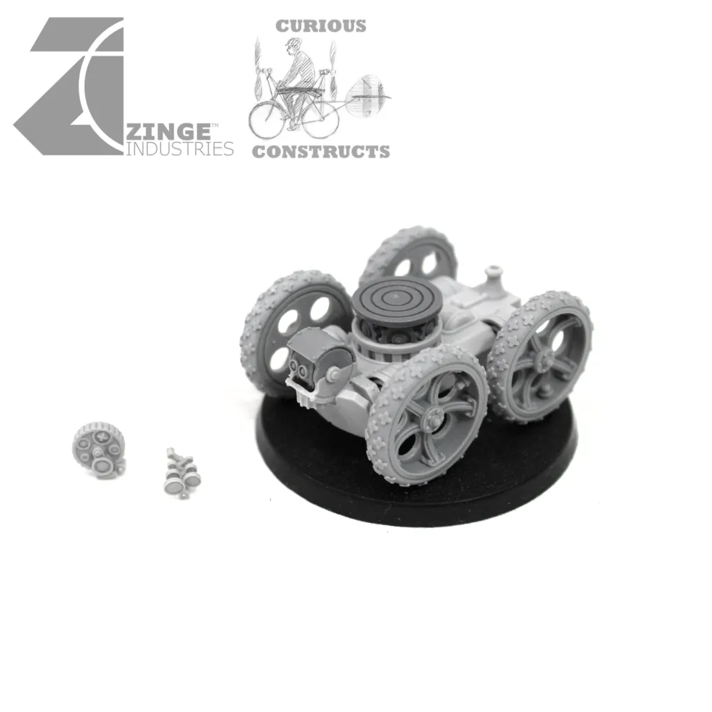 Steampunk Mobile Gun Platform (Only) Battery (3 Platforms) Various