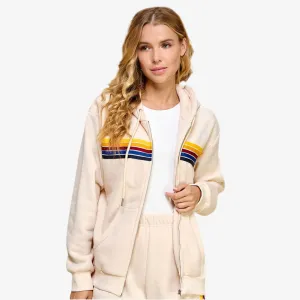 Striped Zip Hoodie Final Sale