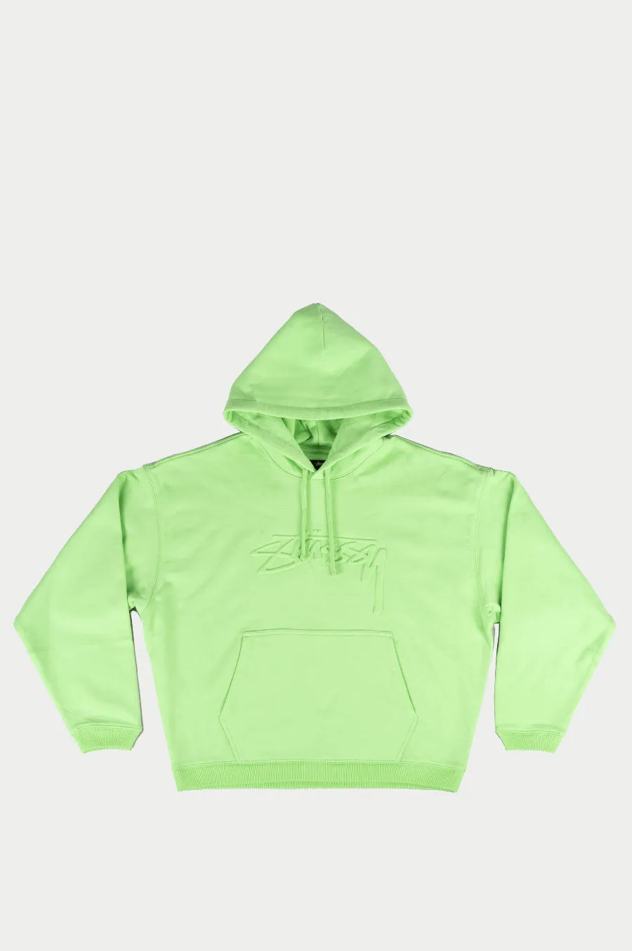 STUSSY RELAXED OVERSIZED HOOD GREEN