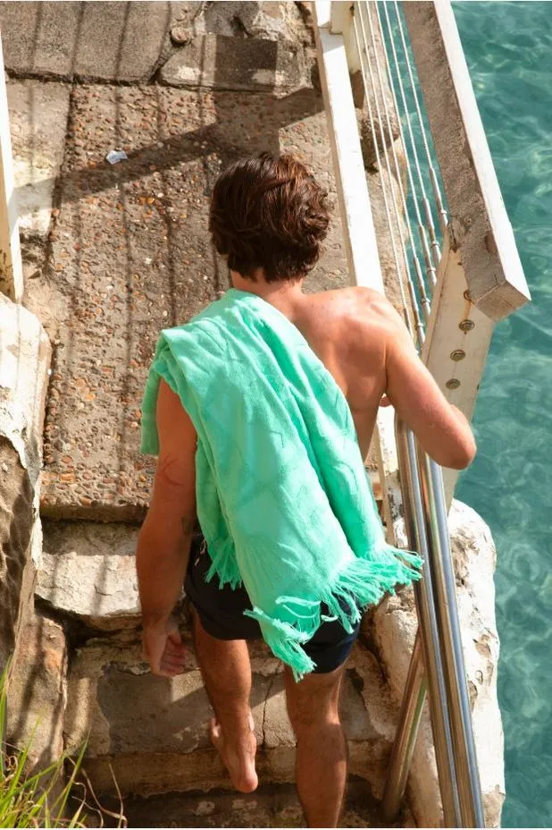 SUNNYLIFE LUXE TOWEL DE PLAYA ESMERALDA