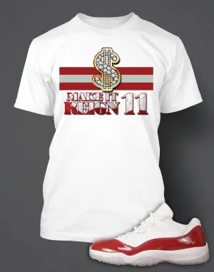 T Shirt To Match Retro Air Jordan 11 Cherry Shoe
