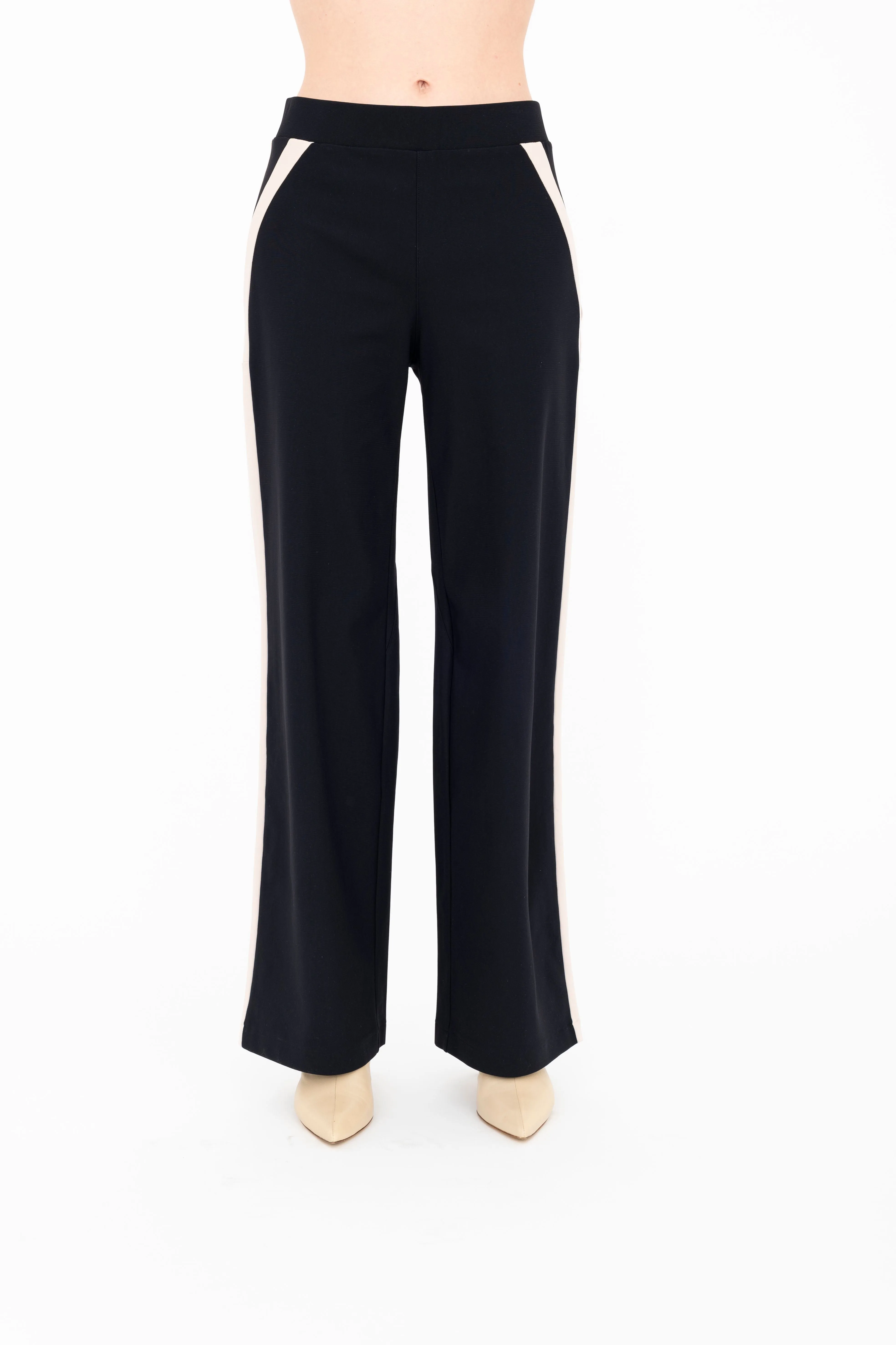 Tech Stretch Slouchy Pant with Side Contrast Stripe - BENTEN