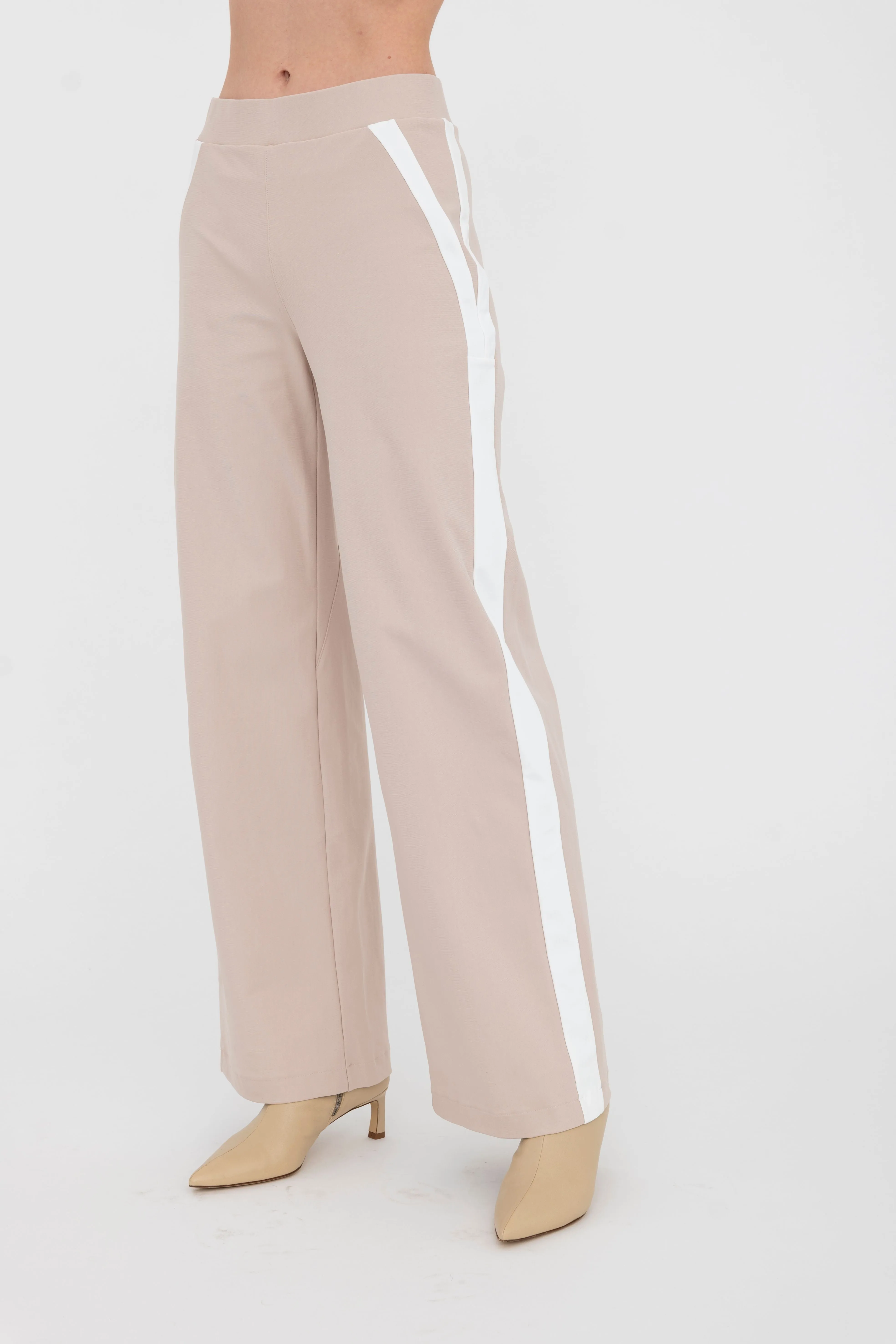 Tech Stretch Slouchy Pant with Side Contrast Stripe - BENTEN
