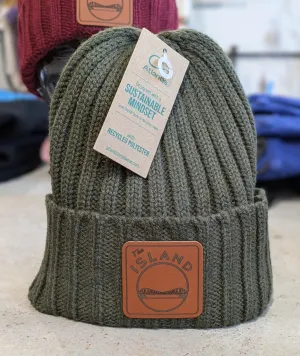 THE ISLAND PATCH CHUNKY KNIT BEANIE