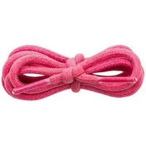 Wholesale Waxed Cotton Round 3/16" - Hot Pink (12 Pair Pack) Shoelaces