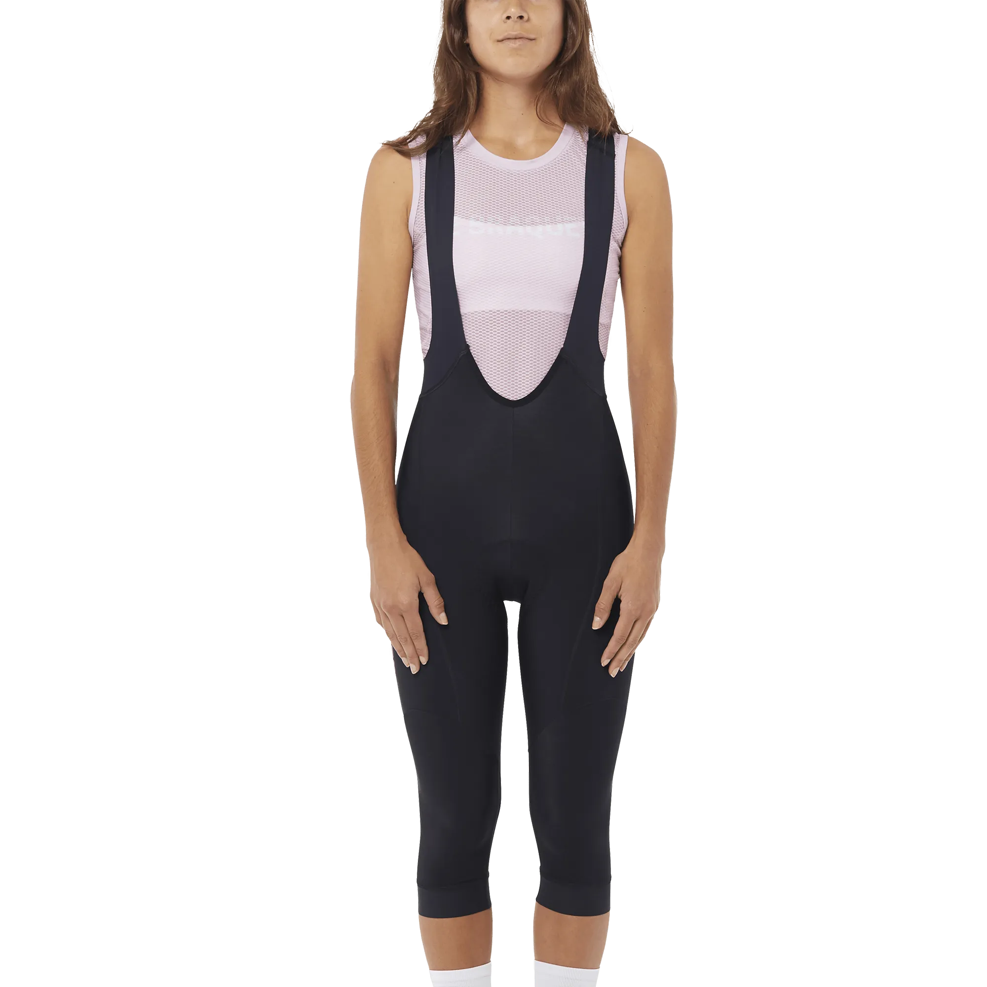 Women's Thermal ¾ Bib Knickers | LOMBARD Black