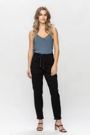 Won Your Heart Judy Blue Black Joggers
