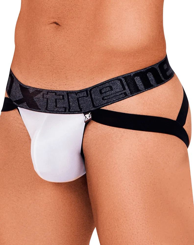 Xtremen 91102 Microfiber Jockstrap Grey & white