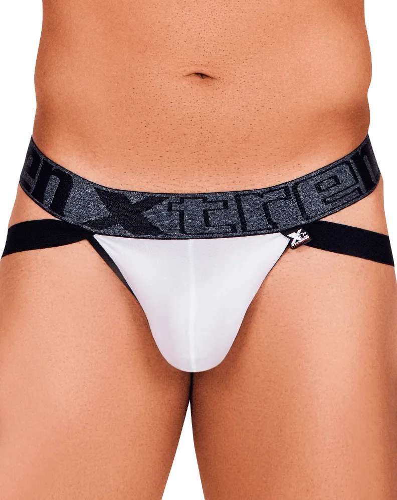 Xtremen 91102 Microfiber Jockstrap Grey & white
