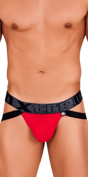 Xtremen 91102 Microfiber Jockstrap Red