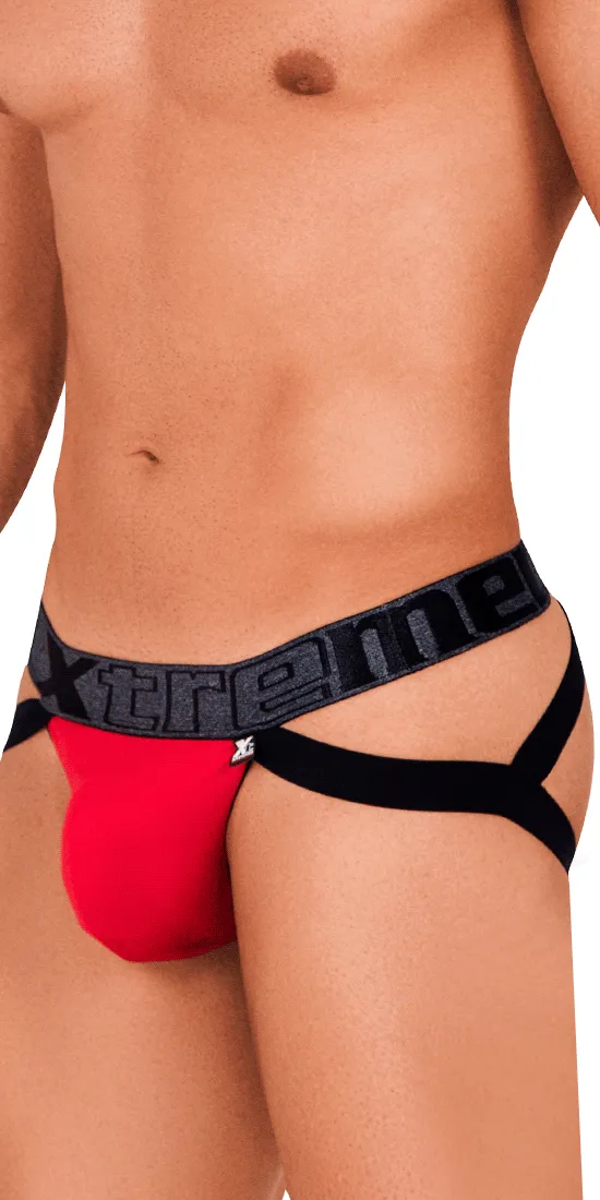 Xtremen 91102 Microfiber Jockstrap Red