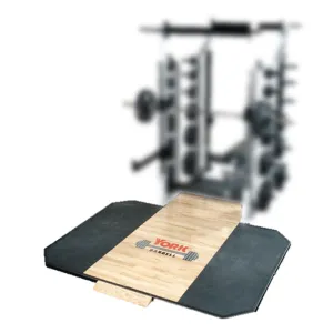York Barbell | Solid Oak Platform (for use with Inset)