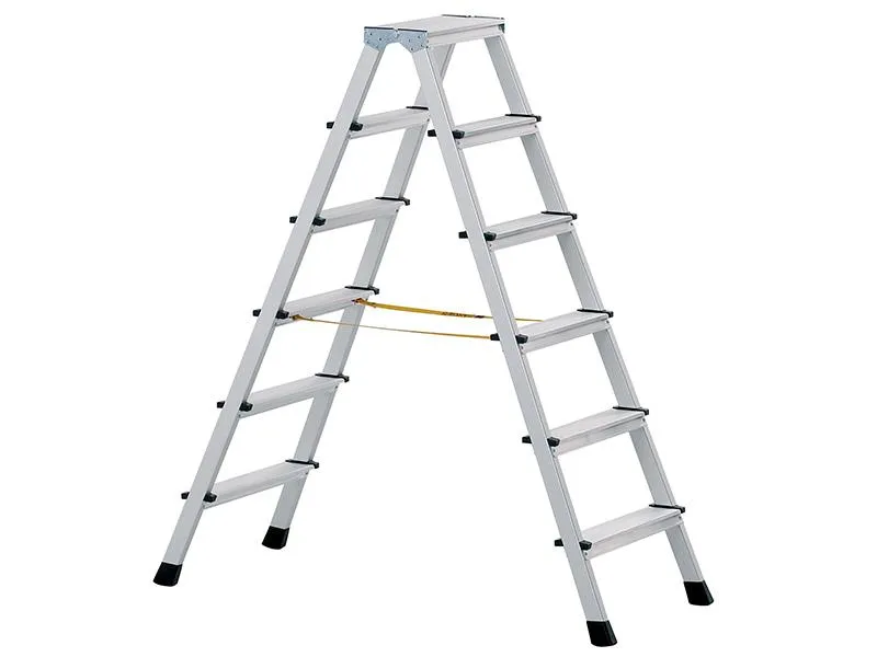 Zarges Anodised Double Sided Steps Open 0.95M 2 X 4 Rungs
