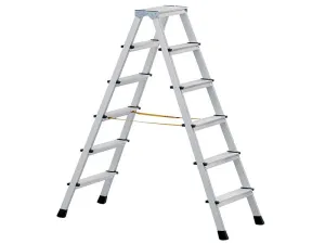 Zarges Anodised Double Sided Steps Open 0.95M 2 X 4 Rungs