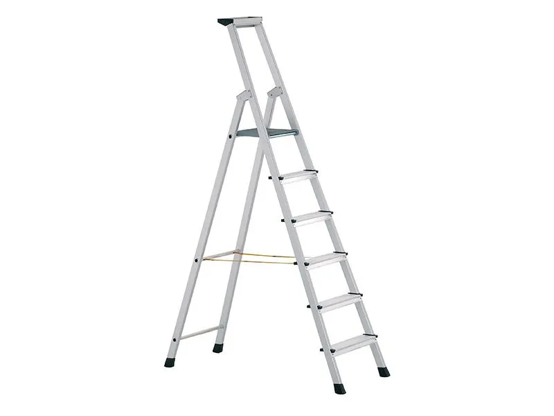 Zarges Anodised Trade Platform Steps, Platform Height 0.88M 4 Rungs