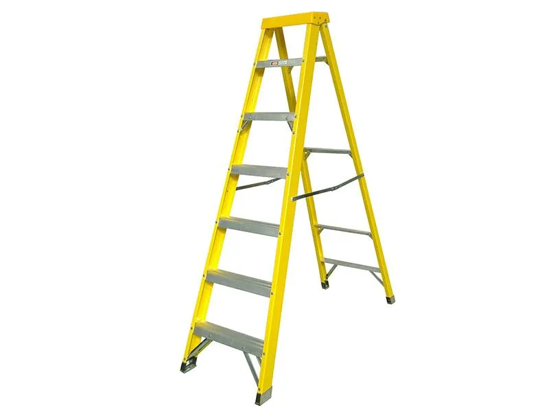 Zarges Fibreglass Swingback Steps Open 1.87M Closed 2.07M 7 Rungs