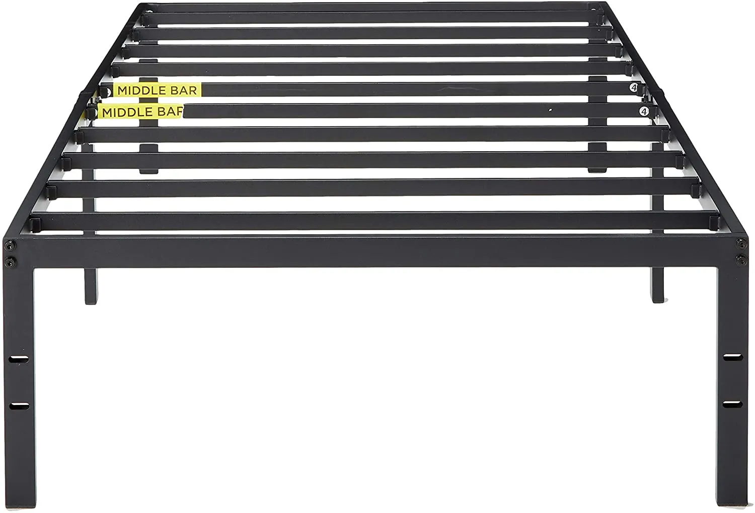 Zinus 14 Inch Classic Metal Platform Bed Frame with Steel Slat Support / Mattress Foundation, Twin